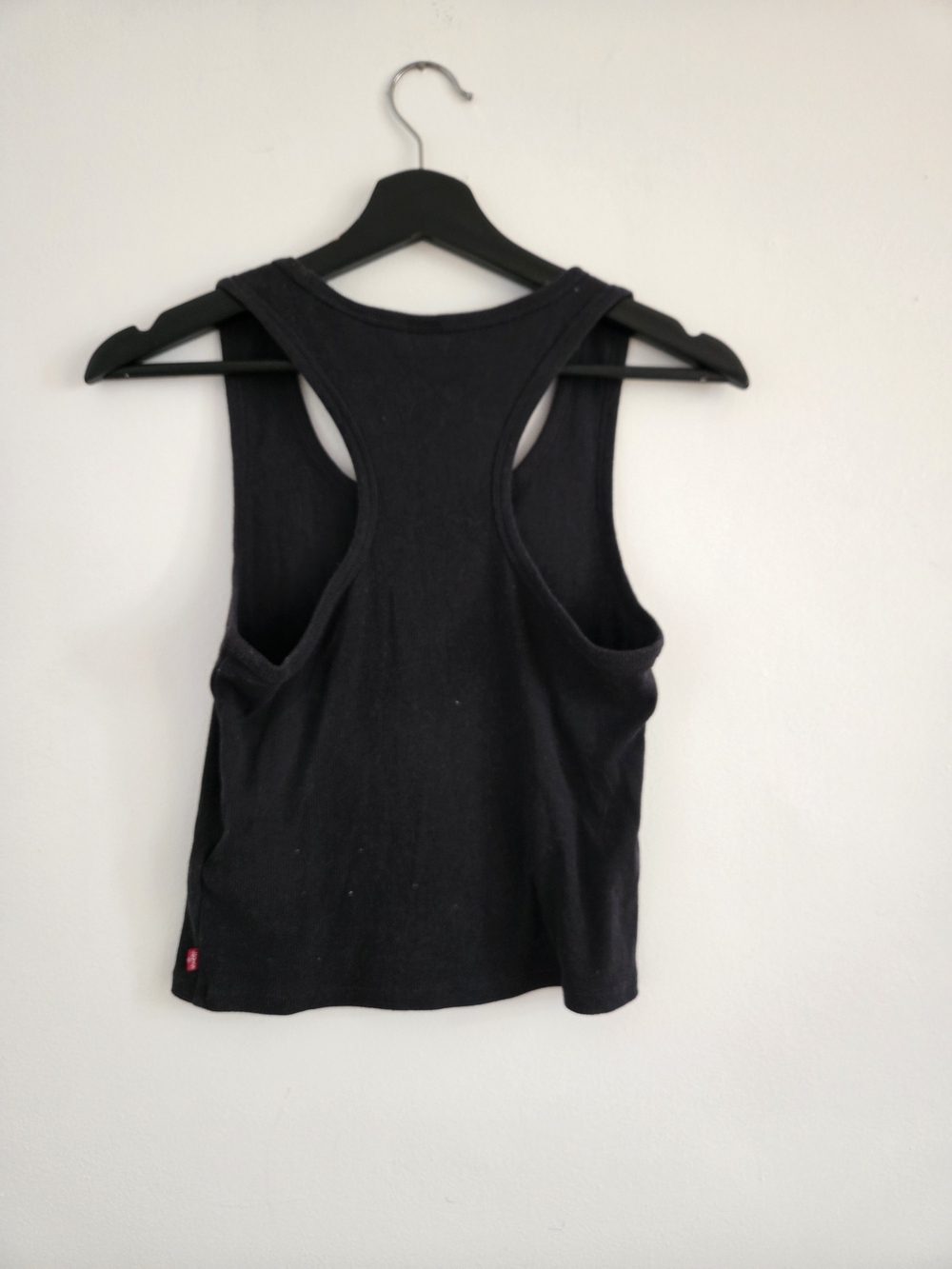 Levi's Black Ribbed Racerback Tank - Women's - Picture 4 of 4
